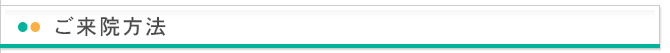 ご来院方法
