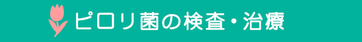 ピロリ菌の検査・治療